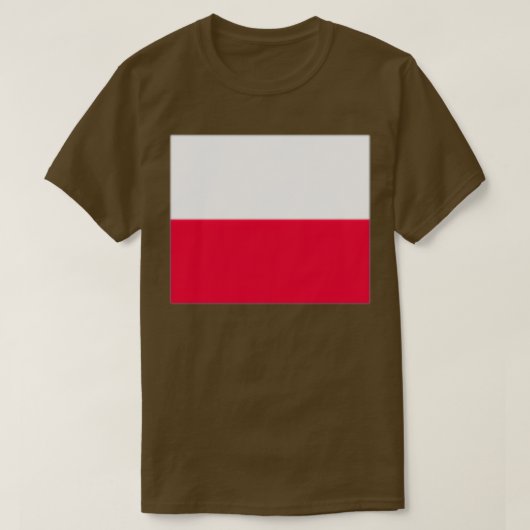 Polnische Flagge T-Shirt (Design vorne)