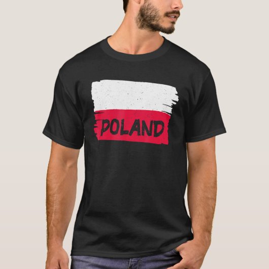 Polnische Flagge T-Shirt (Vorderseite)