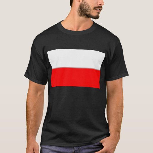 Polnische Flagge T-Shirt (Vorderseite)