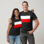 Polnische Flagge T-Shirt (Unisex)