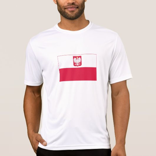 Polnische Flagge T-Shirt (Vorderseite)