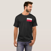 Polnische Flagge T-Shirt (Vorne ganz)