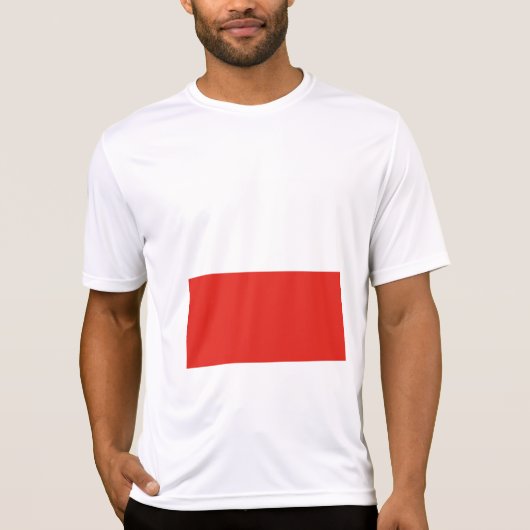 Polnische Flagge T-Shirt (Vorderseite)