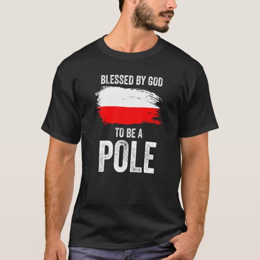 Polnische Flagge T-Shirt (Vorderseite)