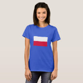 Polnische Flagge T-Shirt (Vorne ganz)