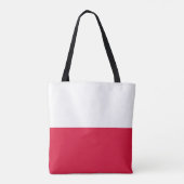 Polnische Flagge Tasche (Rückseite)