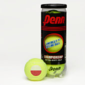Polnische Flagge Tennisbälle (Box)