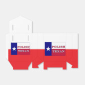 Polnische Flagge Texas Geschenkschachtel (Ungefaltet)