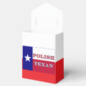 Polnische Flagge Texas Geschenkschachtel (Geöffnet)