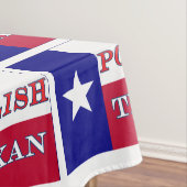 Polnische Flagge Texas Tischdecke (Beispiel)