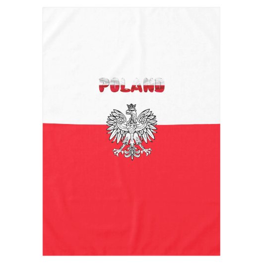 Polnische Flagge Tischdecke (Vorderseite)