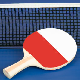 Polnische Flagge Tischtennis Schläger