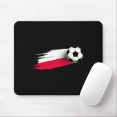 Polnische Flagge Top Für Männer Frauen Kinder Pole Mousepad (Mit Mouse)