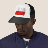 Polnische Flagge Truckerkappe (Beispiel)