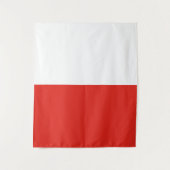 Polnische Flagge Wandteppich (Vorderseite)