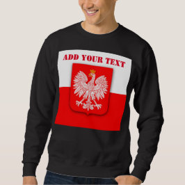 Polnische Flagge Weltmeisterschaft 2022 Fußball Fu Sweatshirt