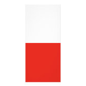 Polnische Flagge Werbekarte (Vorne)