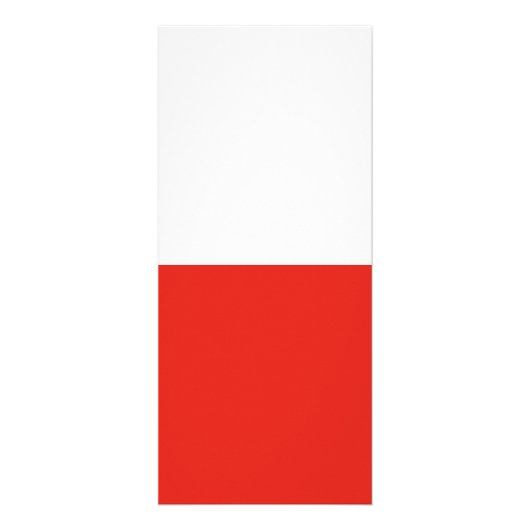 Polnische Flagge Werbekarte (Vorne)