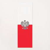 Polnische Flagge Yogamatte (Vorderseite)