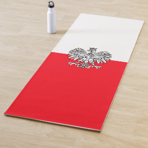 Polnische Flagge Yogamatte
