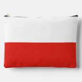 Polnische Flagge Zubehörtasche (Vorderseite)