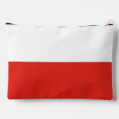 Polnische Flagge Zubehörtasche (Rückseite)