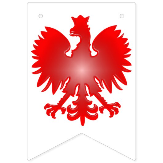 Polnische Flaggen-Flagge Wimpelkette (Erste Fahne)
