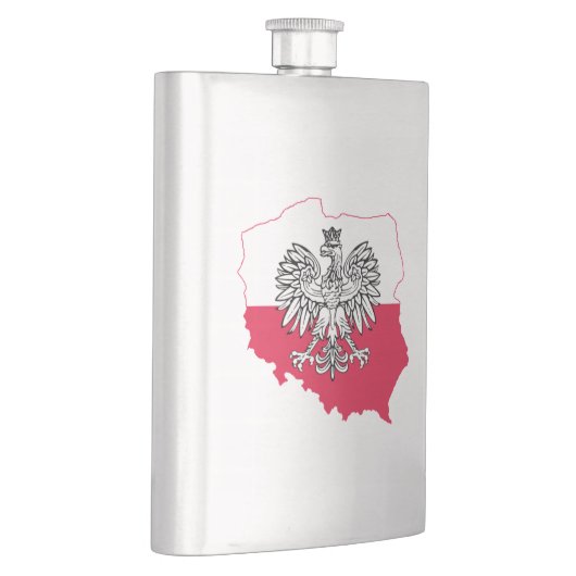Polnische Flaggen-Flasche Flachmann (Rechts)