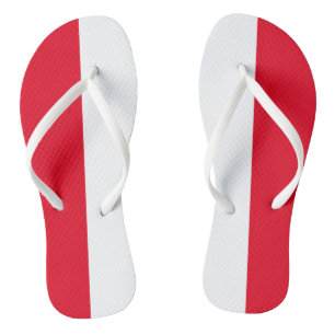 Polnische Flaggen Sandalen