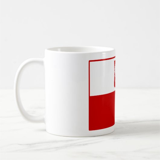 Polnische Flaggen-Tasse Kaffeetasse (Links)