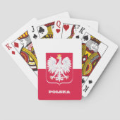 Polnische Flaggenspiele, Polen Spielkarten (Rückseite)