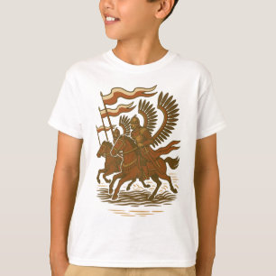 Polnische Flügelhusaren im Angriff T-Shirt