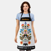 Polnische Folklore mit Pfauen, Schürze von Sondert (Getragen)