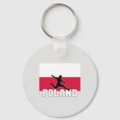Polnische Fußballnationalmannschaft Schlüsselanhänger (Vorderseite)