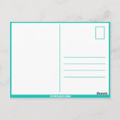 Polnische Geburtskarte Postkarte (Rückseite)