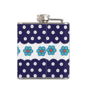 Polnische Gestaltung traditioneller Keramiken Flachmann (Rückseite)