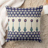 Polnische Gestaltung traditioneller Keramiken Kissen (Decke)