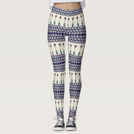 Polnische Gestaltung traditioneller Keramiken Leggings