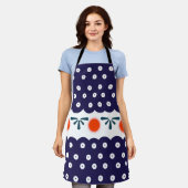 Polnische Gestaltung traditioneller Keramiken Schürze (Getragen)