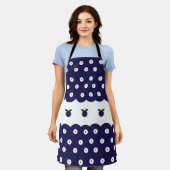 Polnische Gestaltung traditioneller Keramiken Schürze (Getragen)