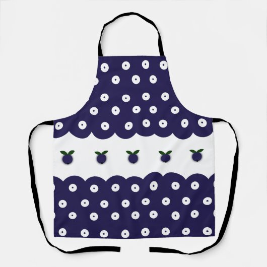 Polnische Gestaltung traditioneller Keramiken Schürze (Vorderseite)