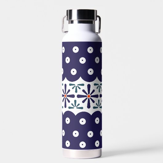 Polnische Gestaltung traditioneller Keramiken Trinkflasche (Vorne)