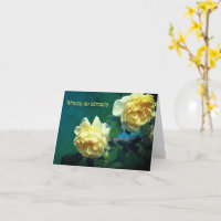 Polnische Get Well Rose Blume Card