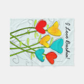 Polnische Großmutter Bushia Fleece-Decke Fleecedecke (Vorderseite (Horizontal))