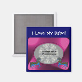 Polnische Großmutter Liebe Mein Babci-Foto Magnet (Vorderseite/Rückseite)