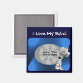 Polnische Großmutter Liebe Mein Babci-Foto Magnet (Vorderseite/Rückseite)