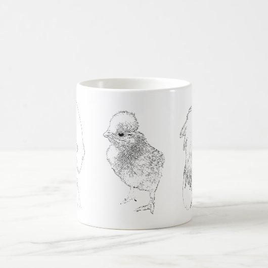 Polnische Hühner-Tasse Kaffeetasse (Mittel)