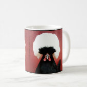 Polnische Hühnerfisch-Tasse für Hühnerliebhaber Kaffeetasse (VorderseiteRechts)