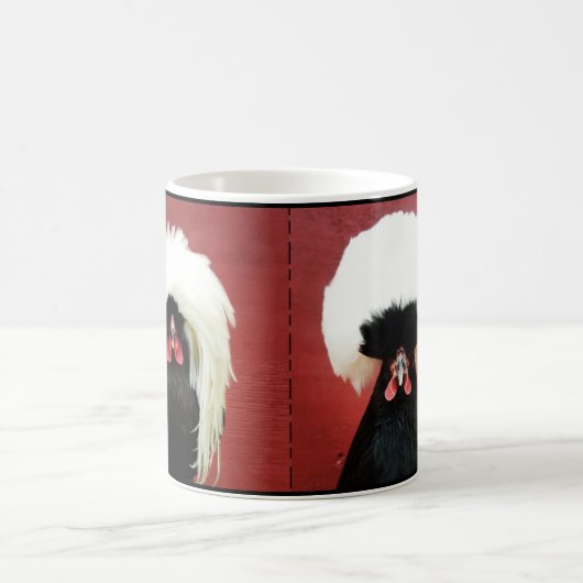 Polnische Hühnerfisch-Tasse für Hühnerliebhaber Kaffeetasse (Mittel)