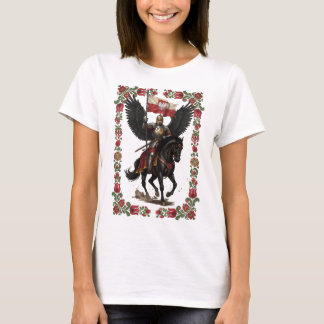 Polnische Husaren-Volkskunst-Rahmenkunst T-Shirt